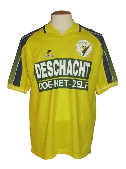 KSC Lokeren 2000-01 Third shirt MATCH ISSUE/WORN #15 Nico De Neef