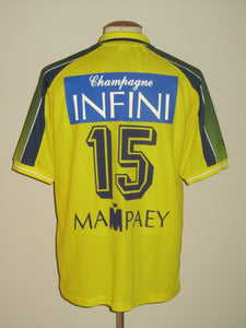 KSC Lokeren 2000-01 Third shirt MATCH ISSUE/WORN #15 Nico De Neef