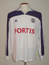 Load image into Gallery viewer, RSC Anderlecht 2000-01 Home shirt L/S PLAYER ISSUE #10 Walter Baseggio
