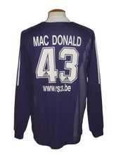 Load image into Gallery viewer, RSC Anderlecht 2002-03 Away shirt MATCH ISSUE/WORN #43 Sherjill Mac-Donald