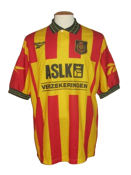 KV Mechelen 1998-99 Home shirt YOUTH MATCH ISSUE/WORN #14