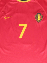 Load image into Gallery viewer, Rode Duivels 2000-02 Home shirt M #7 Marc Wilmots