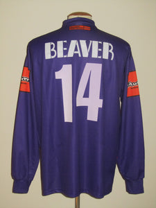 Germinal Beerschot 2002-03 Home shirt MATCH ISSUE/WORN #14 Dirk Huysmans