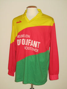 KV Oostende 1991-92 Home shirt MATCH ISSUE/WORN #16