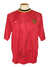 Load image into Gallery viewer, Rode Duivels 2000-02 Home shirt M *squad signed*