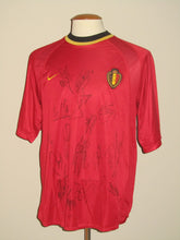 Load image into Gallery viewer, Rode Duivels 2000-02 Home shirt M *squad signed*