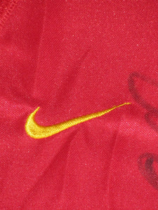 Rode Duivels 2000-02 Home shirt M *squad signed*