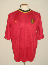 Load image into Gallery viewer, Rode Duivels 2000-02 Home shirt L *squad signed*