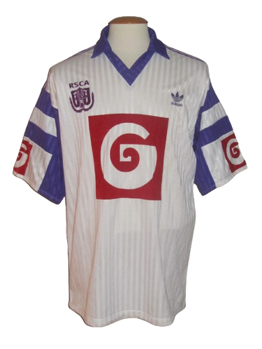 RSC Anderlecht 1991-92 Away shirt XL PLAYER ISSUE 