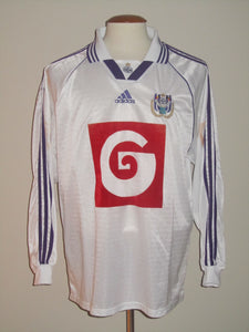 RSC Anderlecht 1998-99 Home shirt MATCH ISSUE/WORN #5 Glen De Boeck *damaged*