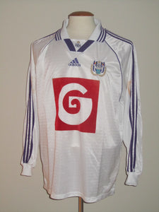 RSC Anderlecht 1998-99 Home shirt MATCH ISSUE/WORN #5 Glen De Boeck *damaged*