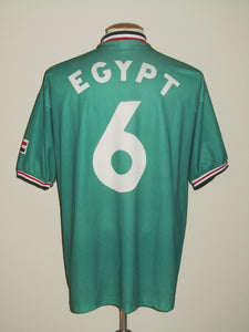 Egypt 1999-00 Away shirt MATCH ISSUE/WORN #6 Medhat Abdelhadi vs Belgium