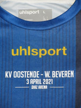 Load image into Gallery viewer, Waasland-Beveren 2020-21 Away shirt MATCH ISSUE/WORN #99 Michael Frey vs KV Oostende *signed*