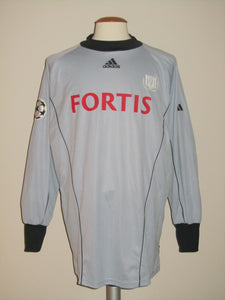 RSC Anderlecht 2004-05 Keeper shirt MATCH ISSUE/WORN CHAMPIONS LEAGUE #24 Tristan Peersman