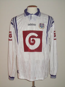 RSC Anderlecht 1996-97 Away shirt MATCH ISSUE/WORN #6 Frédéric Peiremans