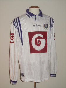 RSC Anderlecht 1996-97 Away shirt MATCH ISSUE/WORN #6 Frédéric Peiremans