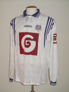RSC Anderlecht 1996-97 Away shirt MATCH ISSUE/WORN #6 Frédéric Peiremans