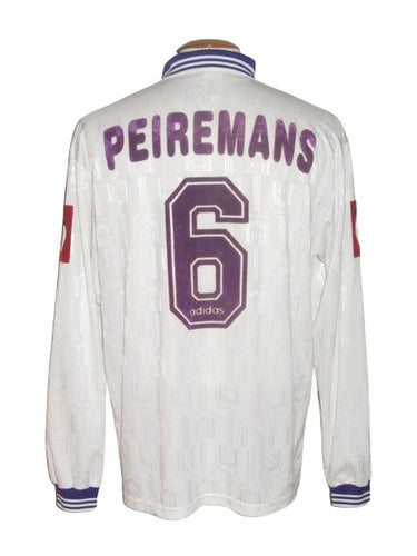 RSC Anderlecht 1996-97 Away shirt MATCH ISSUE/WORN #6 Frédéric Peiremans