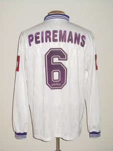 RSC Anderlecht 1996-97 Away shirt MATCH ISSUE/WORN #6 Frédéric Peiremans