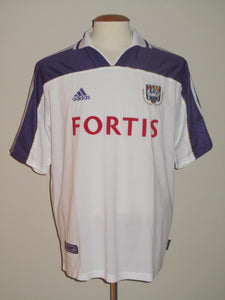 RSC Anderlecht 2000-01 Home shirt L #11 Alin Stoica *signed*