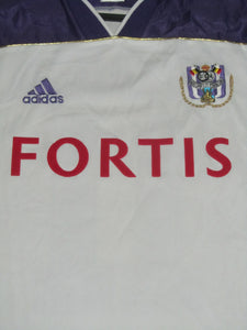RSC Anderlecht 2000-01 Home shirt L #11 Alin Stoica *signed*