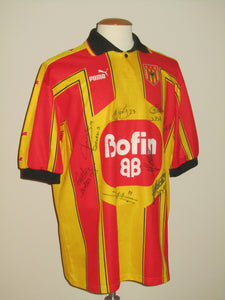 KV Mechelen 2000-01 Home shirt MATCH ISSUE/WORN #4 Johan Bal *signed*