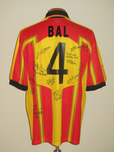 KV Mechelen 2000-01 Home shirt MATCH ISSUE/WORN #4 Johan Bal *signed*