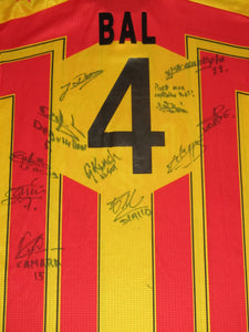 KV Mechelen 2000-01 Home shirt MATCH ISSUE/WORN #4 Johan Bal *signed*