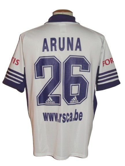 RSC Anderlecht 2001-02 Home shirt MATCH ISSUE/WORN #26 Aruna Dindane