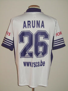RSC Anderlecht 2001-02 Home shirt MATCH ISSUE/WORN #26 Aruna Dindane