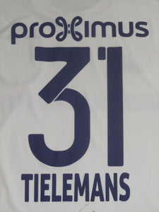 RSC Anderlecht 2016-17 Away shirt M #31 Youri Tielemans *signed*
