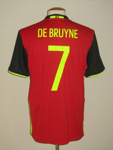 Load image into Gallery viewer, Rode Duivels 2016-18 Home shirt L #7 Kevin De Bruyne *mint*