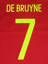 Load image into Gallery viewer, Rode Duivels 2016-18 Home shirt L #7 Kevin De Bruyne *mint*