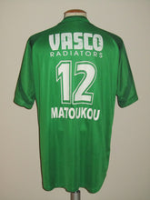 Load image into Gallery viewer, KSK Heusden-Zolder 2003-04 Home shirt MATCH ISSUE/WORN #12 Eric Matoukou