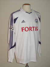 Load image into Gallery viewer, RSC Anderlecht 2004-05 Home shirt MATCH ISSUE/WORN CHAMPIONS LEAGUE #9 Mbo Mpenza vs Werder Bremen