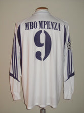 Load image into Gallery viewer, RSC Anderlecht 2004-05 Home shirt MATCH ISSUE/WORN CHAMPIONS LEAGUE #9 Mbo Mpenza vs Werder Bremen
