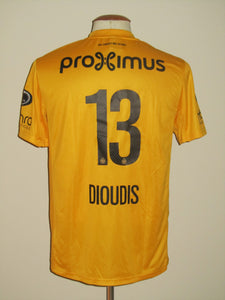 Club Brugge 2014-15 Keeper shirt MATCH ISSUE #13 Sokratis Dioudis