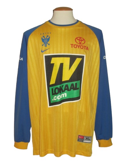 Sint-Truiden VV 2001-02 Home shirt MATCH ISSUE/WORN #10 Dalibor Mitrovic