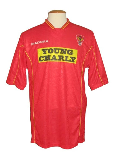 Germinal Ekeren 1998-99 Home shirt MATCH ISSUE/WORN UEFA Cup #19 Mario Da Graca