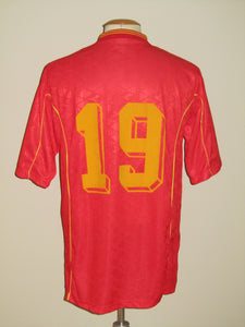 Germinal Ekeren 1998-99 Home shirt MATCH ISSUE/WORN UEFA Cup #19 Mario Da Graca