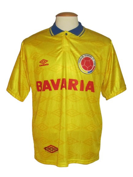 Colombia 1993-94 Home shirt BAVARIA LIMITED EDITION L #13