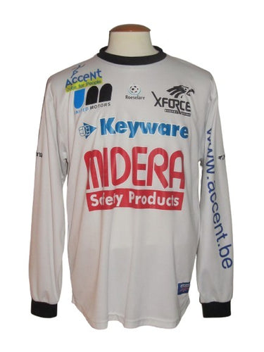 KSV Roeselare 2005-06 Home shirt MATCH ISSUE/WORN #31 Cyril Detremmerie