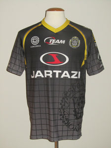 KSC Lokeren 2013-14 Away shirt MATCH ISSUE/WORN #9 Hamdi Harbaoui *signed*