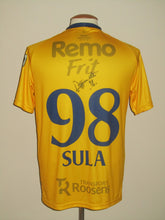 Load image into Gallery viewer, Waasland-Beveren 2019-20 Home shirt MATCH WORN #98 Din Sula *Christmas Limited edition* vs Standard *signed*