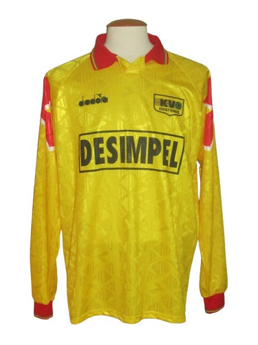 KV Oostende 1995-96 Home shirt L/S XL