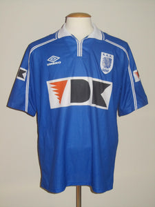 KAA Gent 1999-00 Home shirt MATCH ISSUE/WORN #2 Eric Joly