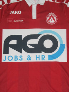Kortrijk KV 2016-17 Home shirt MATCH ISSUE/WORN #27 Idir Ouali