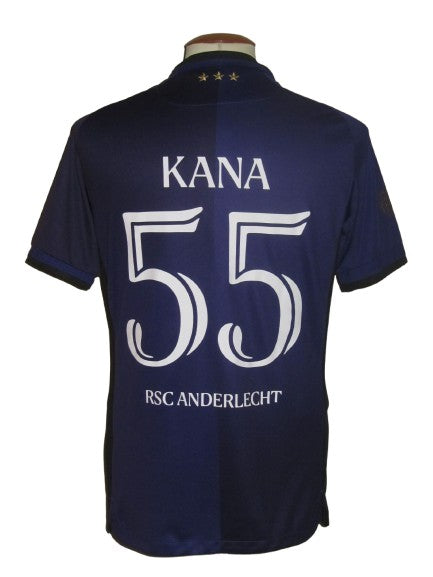 RSC Anderlecht 2022-23 Home shirt M #55 Marco Kana