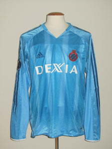 Club Brugge 2005-06 Away shirt MATCH ISSUE UEFA CUP #27 Vincent Provoost