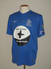 Load image into Gallery viewer, KRC Genk 2015-16 Home shirt MATCH ISSUE #40 Alessandro Ciranni vs Charleroi *signed*